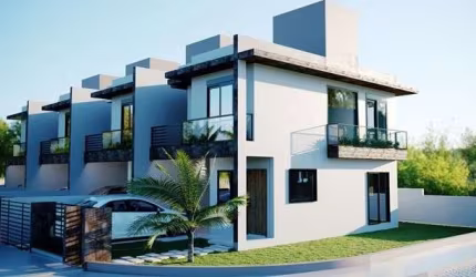 Sobrado com 2 dormitórios à venda, 99 m² por R$ 639.447,09 - Praia de Fora - Palhoça/SC