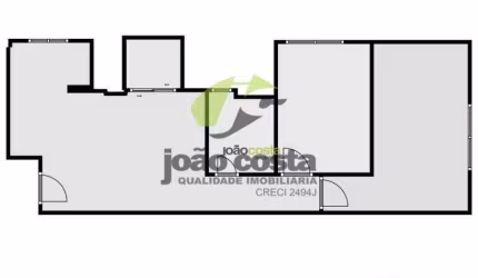 Apartamento com 2 dormitórios à venda, 50 m² por R$ 230.000,00 - Pacheco - Palhoça/SC