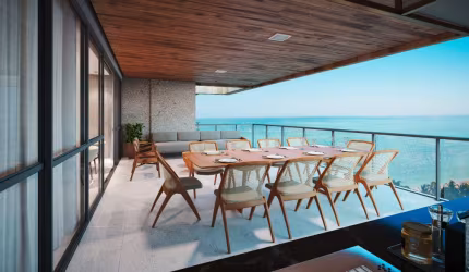 Apartemento Grand Ocean | 4 Suítes + DCE | Vista Mar na Ponta Verde