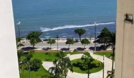 Santos Apartamento Exclusivo na Ponta da Praia ? Vista Lateral para o Mar e Lazer Completo!