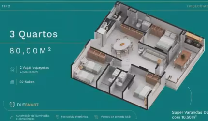 Apartamento em Carneiros - Orla Praia dos Carneiros