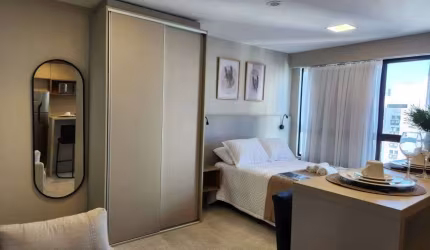 Studios Prontos para Rentabilizar ou Morar a 2 Minutos do Shopping Recife!