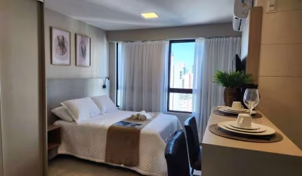 Baixou o preço das Últimas unidades de studios prontos para rentabilizar ou morar em Boa Viagem!
