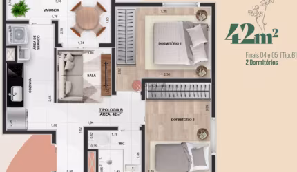 Apartamento de 42 metros na Vila Matilde - Pré Lançamento.