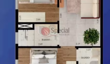 Apartamento de 37 metros na Vila Matilde.