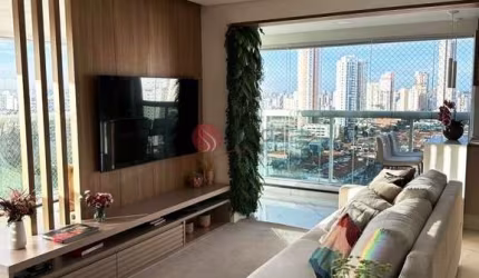 Apartamento Anália Franco com terraço gourmet  com 3 vagas.