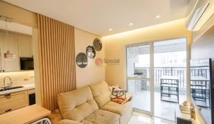 Apartamento sensacional no Tatuapé com 2 quartos.