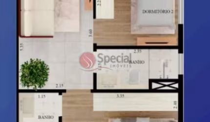 Apartamento de 39 metros na Vila Matilde.