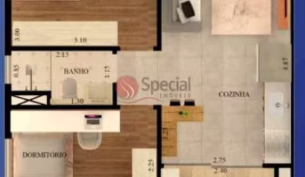 Apartamento de 53 metros na Vila Matilde, duplex.