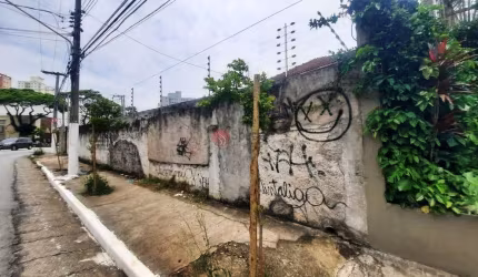 Terreno Tatuapé com casa antiga no local!