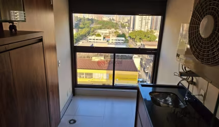 Apartamento  de 70 m² a venda,  1  suíte , totalmente mobiliado , 2 vagas .