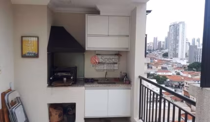 Cobertura a venda com 3 suítes, amplas salas, 3 vagas . 171 m²  - Tatuapé - São Paulo/SP