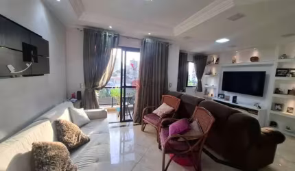 Apartamento no Anália Franco á venda de 3 suítes, sala 2 ambientes  e 3 vagas.