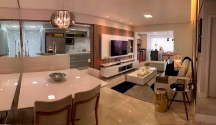 Apartamento Varanda gourmet na Mooca , Alto padrão de acabamento, 3 dormitórios,2 vagas, mobiliado