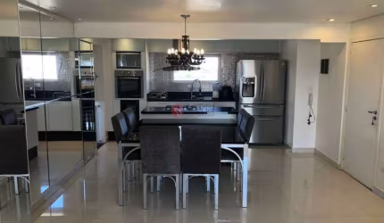 Apartamento no Tatuapé com 95 m², 3 dormitórios, mobiliado. 1 vaga , andar alto.