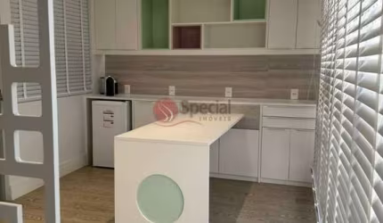 Sala comercial mobiliada no Tatuapé.
