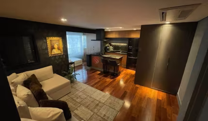 Cobertura com 123 m², prédio novo e mobiliado