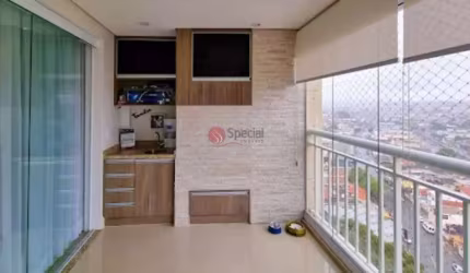 Apartamento com 3 quartos e varanda gourmet na Vila Formosa.