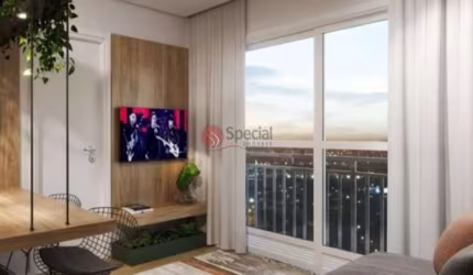 Apartamento mobiliado de 2 quartos.