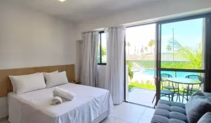 Lindo Flat no Makia Beach Experience em Muro Alto – Conforto e Lazer à Beira-Mar