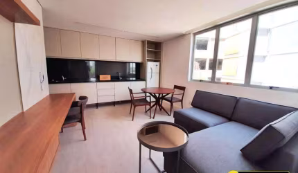 Apartamento de 1 quarto área privativa c/ sala para alugar no Buritis