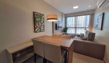 Apartamento para aluguel em Parnamirim, 1 qto mobiliado e equipado, 34 m2 de muito bom gosto.