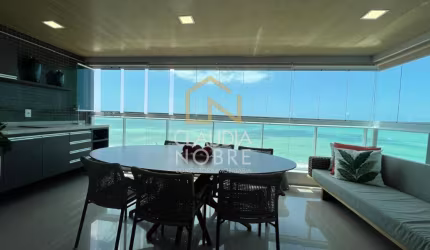 Apartamento Beira-Mar Frontal à Venda em Guaxuma, 220m² com 4 Vagas - Maceió-AL