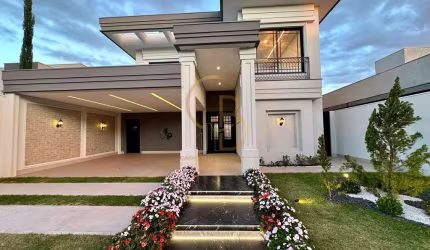 SOBRADO LUXUOSO E INTELIGENTE NO EXCLUSIVO RESIDENCIAL AMANTINI