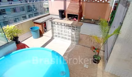 Cobertura Duplex com 3 quartos, terraço, churrasqueira e piscina, varanda, 3 vagas e a 2 min do metro Afonso Pena e com placas de Energia solar.