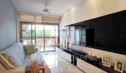 Apartamento de 2 quartos (2 suítes) com 107 m², Varanda e vaga de garagem, dependência completa e a 4 minutos do Shopping Tijuca