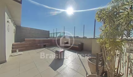 Cobertura à venda com 204 m², 4 quartos, em condomínio com infra total a 8 min do Shopping Tijuca e 4 do metro