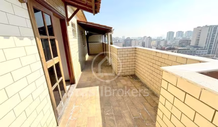 Cobertura dúplex com 132 m², 3 quartos (1 suíte), varanda, área com churrasqueira, 2 vagas a 7 min metrô Afonso Pena