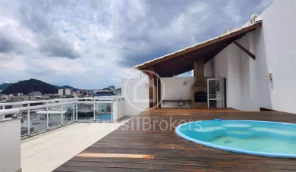 Cobertura à venda com 172,00m² e 3 quartos em Tijuca, Rio de Janeiro - rj