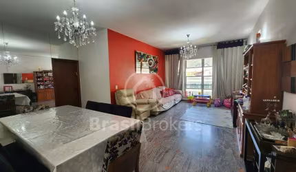 Apartamento para venda com 3 quartos , 2 vagas em área nobre da Tijuca com 128 m²