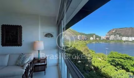 Apartamento à venda com 125,00m² e 3 quartos em Lagoa, Rio de Janeiro - rj