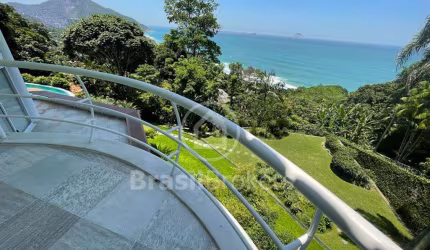 Magnifica mansão em São Conrado vista mar.