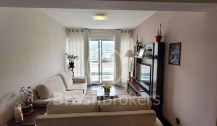 Amplo apartamento com 110m², 3 quartos (1 suíte) vista panorâmica