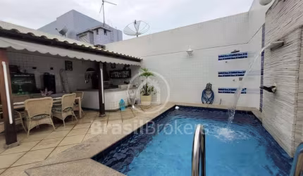 Cobertura Duplex à venda com 266,00m² e 4 quartos em Freguesia (Jacarepaguá), Rio de Janeiro - rj