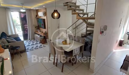 Cobertura Duplex à venda com 113,00m² e 3 quartos em Pechincha, Rio de Janeiro - rj