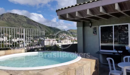 Cobertura Duplex à venda com 245,00m² e 3 quartos em Praça Seca, Rio de Janeiro - rj