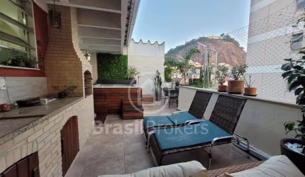 Cobertura linda, com 122m² e 2 quartos na Freguesia
