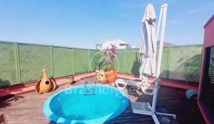 Cobertura com 3 quartos, piscina, 2 vagas de garagem em 200 m² na rua Raimundo Correia em Copacabana