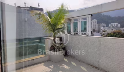 Cobertura Triplex à venda com 160,00m² e 2 quartos em Leblon, Rio de Janeiro - RJ