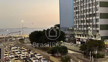 Vista Lateral Mar, 3 quartos no Leme Leme, Rio de Janeiro - RJ