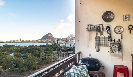 Apartamento à venda com 106,00m² e 3 quartos em Humaitá, Rio de Janeiro - rj