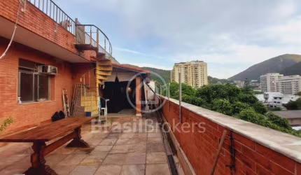 Cobertura muito ampla na Rua Dona Mariana, em Botafogo !!! Todos os cômodos muito amplos !!! Terraço, salão, 4 quartos, 1 vaga