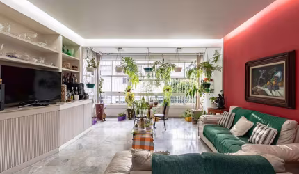 Apartamento à venda com 134,00m² e 3 quartos em Leblon, Rio de Janeiro - RJ