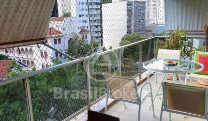 Apartamento à venda com 192,00m² e 4 quartos em Cosme Velho, Rio de Janeiro - rj