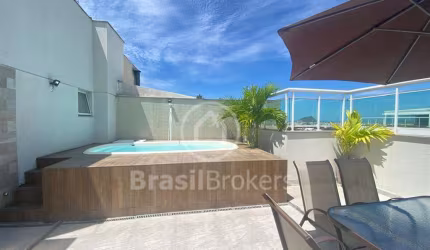 Cobertura à venda com 166,00m² e 4 quartos em Recreio dos Bandeirantes, Rio de Janeiro - RJ