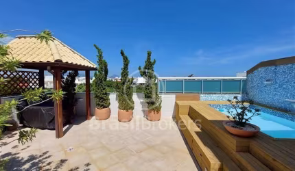Cobertura Duplex à venda com 358,00m² e 4 quartos em Recreio dos Bandeirantes, Rio de Janeiro - rj